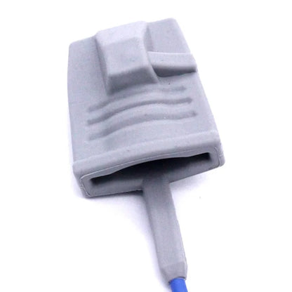 Spo2 Sensor Compatible with Datex Ohmeda 10 Pin Reusable Adult Silicone Soft Tip Sensor