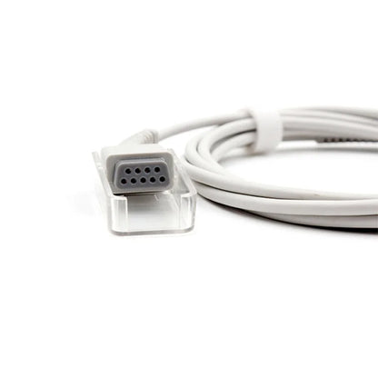 Spo2 extension 9pin adapter cable compatible for Nellcor OXi-max N550 N595 GE dinamap PRO Schiller DEC-4/DEC-8 DB9