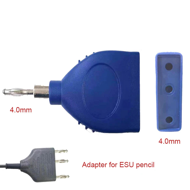 compatible Adapter Connector for 4.0mm and 5.0mm to electrosurgical ESU pencil Electrosurgical Pencil