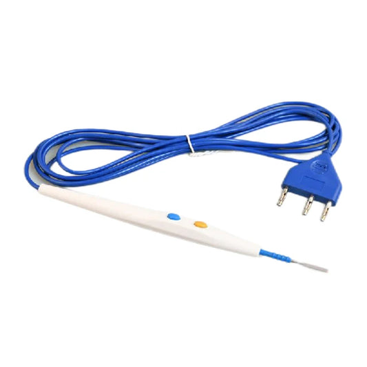 surgical scalpel /electrosurgical pencil with cable and connector - Disposable Electrosurgical ESU Pencil